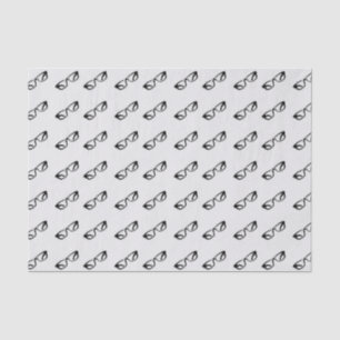 Seda Lenço de papel preto corajoso da arte dos vidros