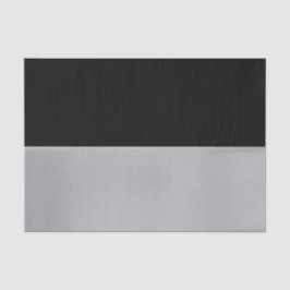 Seda Lenço de papel preto e de prata