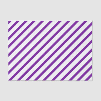 Seda Lenço de papel roxo da listra