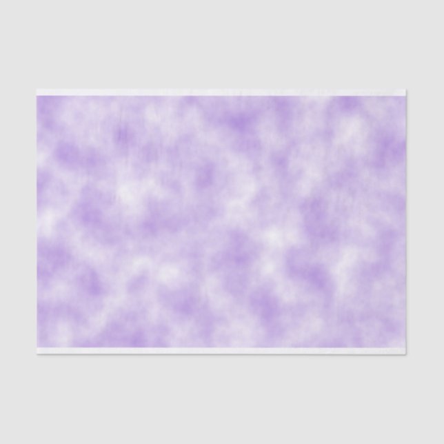 Seda Lenço de papel roxo da nuvem (Frente )