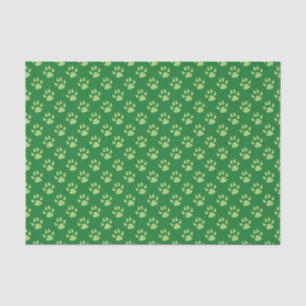 Seda Lenço de papel verde do Natal do impressão da pa