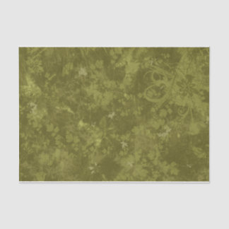 Seda Lenço de papel verde Mossy da folha