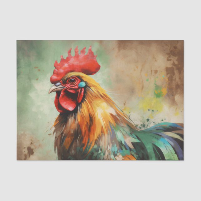 Seda Lindo papel de dissociação do ROOSTER (Frente )
