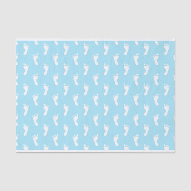 SEDA LINHAS DE PAPEL AZUL BABY FEET (Frente )