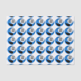 Seda Logotipo feito sob encomenda lenço de papel