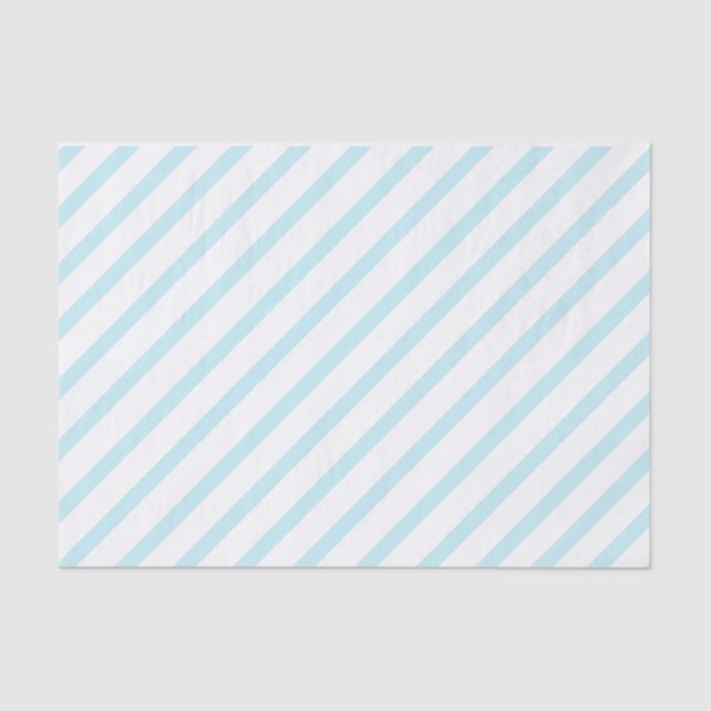 Seda Luz - lenço de papel da listra azul (Frente )