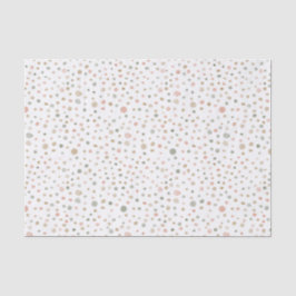 Seda Mandy Confetti — Papel de Tecido de Pontos de Aqua