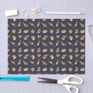 Seda Marinho de Papel Tecidual de Decoupage da Vintage