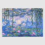 Seda Monet, Lírios De Água, 1919, Papel De Embalagem<br><div class="desc">Water Lily,  1919,  famosa pintura do artista impressionista Claude Monet</div>