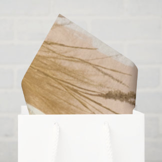 Seda Mulher Boho Elegante Papel de Decoupage de Pampas