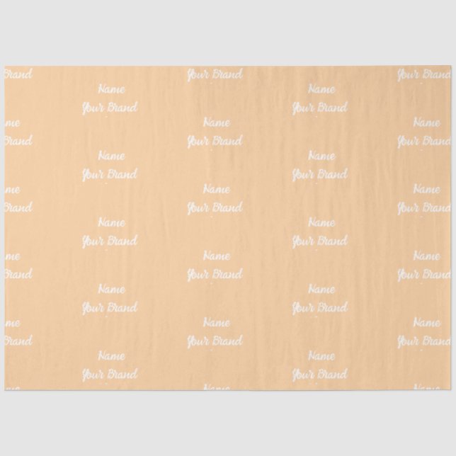 Seda Nome Personalizado Monograma - Papel de Tecido Com (Frente )