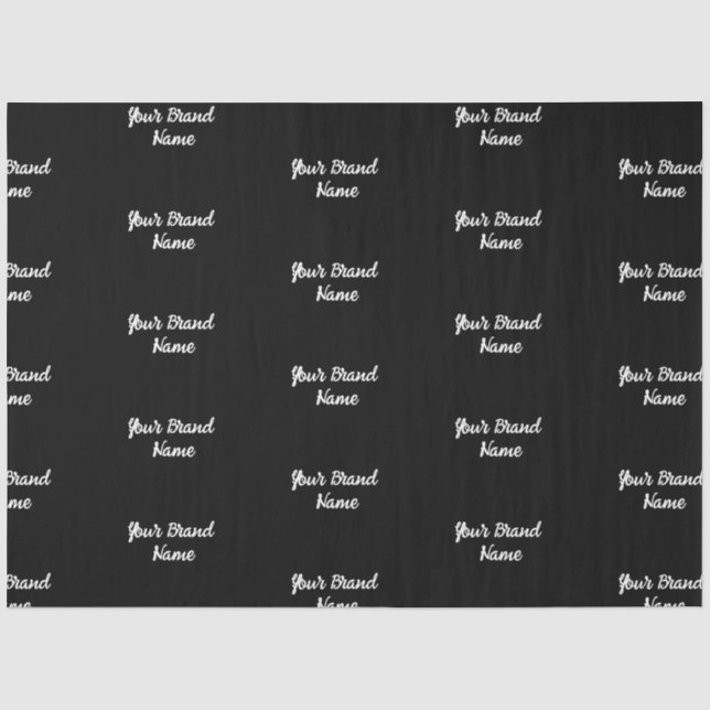 Seda Nome Personalizado Monograma - Papel de Tecido Com (Frente )