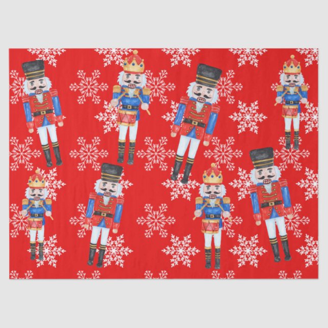 Seda Nutcracker Git que envolve o lenço de papel (Frente )