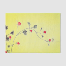 Seda O AMARELO FLORESCEU o lenço de papel