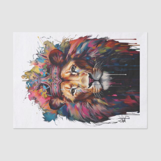 Seda O novo rei da selva 2.0 - Papel de tecidos (Frente )