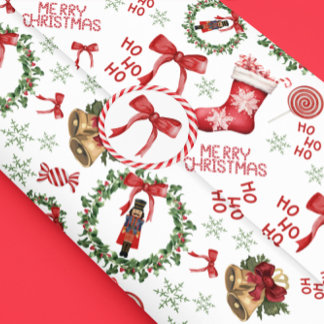 Seda O Noz-Cacker de Natal armazena papel de tecidos ve