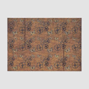 Seda O vintage Steampunk alinha o papel de parede