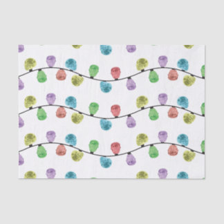 Seda O Xmas do crânio ilumina o lenço de papel