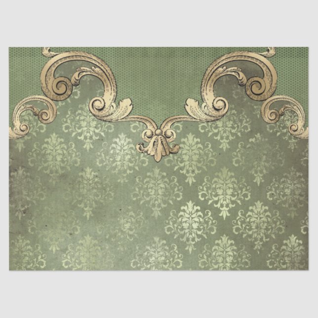 Seda Ornamentado de papel da série Ephemera Design 7 (Frente )