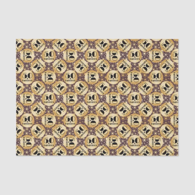 Seda Ouro Fabuloso - Papel de 50 Tecidos (Frente )