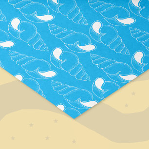 Seda Padrão de Arte da Linha de Cobra Azul Claro Papel 