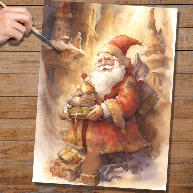 Seda Papais noeis nostálgicos 4 Papel de Decoupage (Criador carregado)
