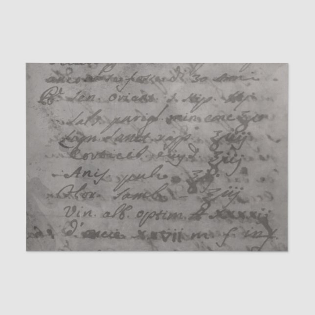 Seda Papel alquimista pergaminho antigo da cinza de fum (Frente )