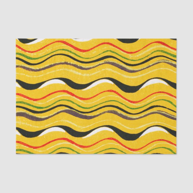 SEDA PAPEL AMARELO DE PADRÃO JAPONÊS (Frente )