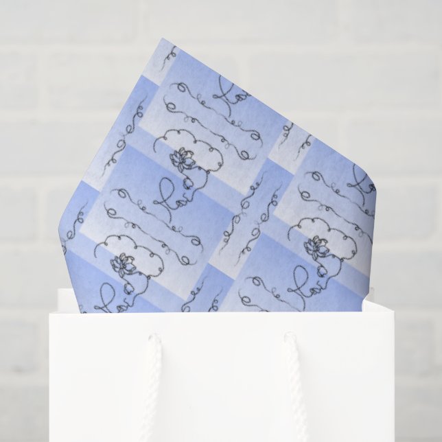 Seda Papel Celofane Violeta de Beleza Fluida (Sacola de presentes)