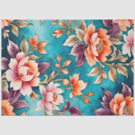 Seda Papel Colorido de Tecido de Arte do Tecido Vintage