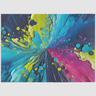 Seda Papel Colorido Papel Coletor Tecido de Arte