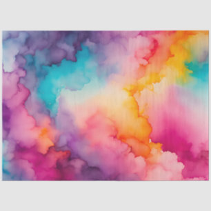Seda Papel Colorido para Tecidos de Arte Fumada