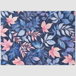 Seda Papel Colorido Tecido de Arte Botânica