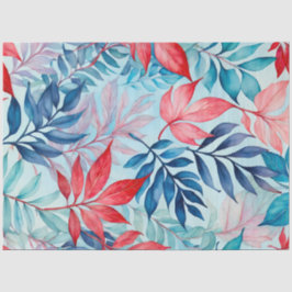 Seda Papel Colorido Tecido de Arte Botânica