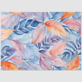 Seda Papel Colorido Tecido de Arte Botânica