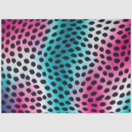 Seda Papel Colorido Tecido de Impressão Animal