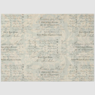 Seda Papel Companheiro de Decoupage Ephemera Peacock