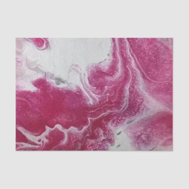Seda Papel de Abstrato para martelo rosa (Frente )