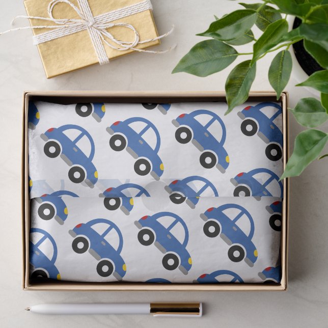 Seda Papel de brinde de criança de brinquedo azul (Presente)