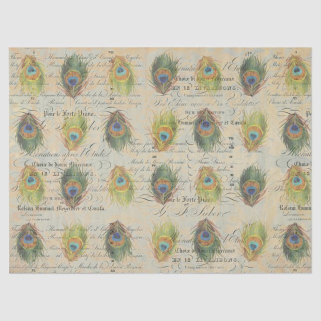 Seda Papel de Complimentry Decoupage das coisas (Frente )