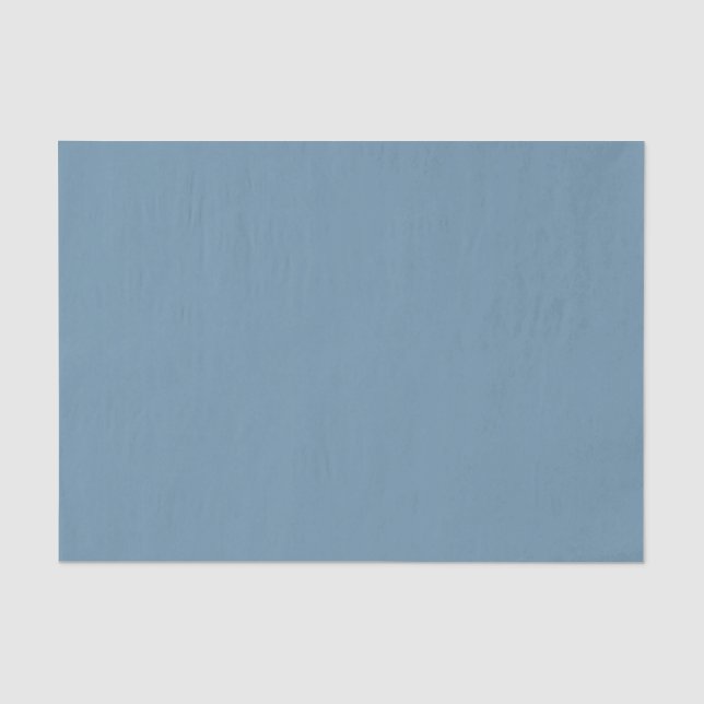 Seda Papel de cor sólida a cor azul empoeirado (Frente )