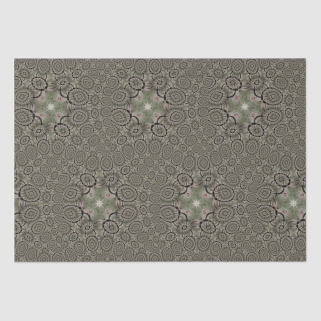 Seda Papel de cor verde e preto para estrelas (Frente )