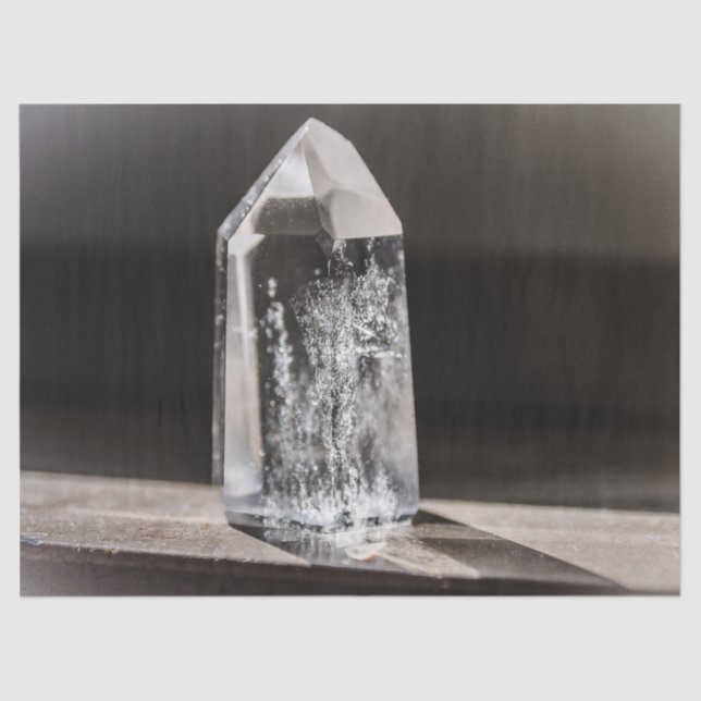 Seda papel de cristal de quartzo (Frente )