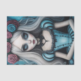 Seda Papel de Decoupage Alice Escuro