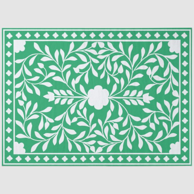 Seda Papel de Decoupage com Incisão de Osso Tradicional (Frente )