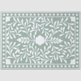 Seda Papel de Decoupage com Incisão de Osso Tradicional