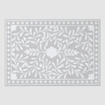 Papel de Decoupage com Incisão de Osso Tradicional