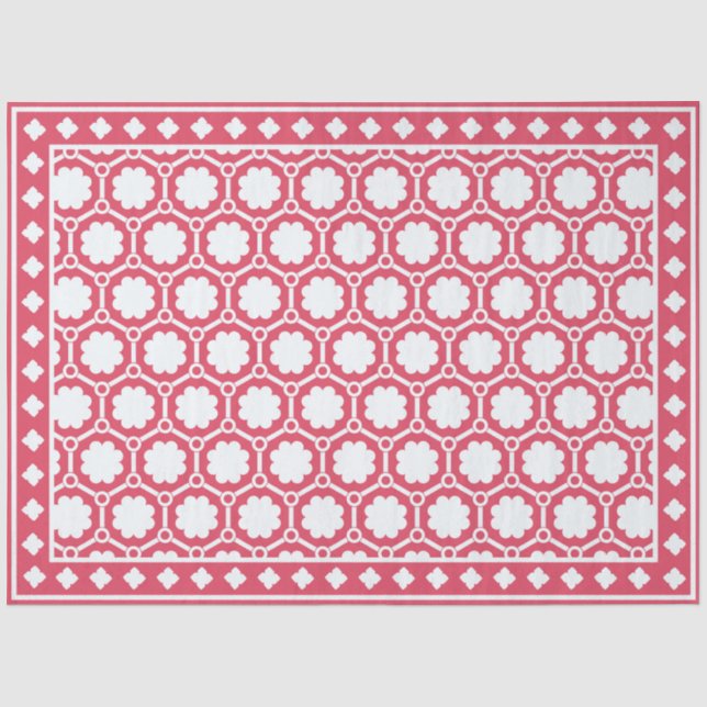 Seda Papel de Decoupage com Revestimento de Osso Modern (Frente )
