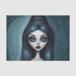 Seda Papel de Decoupage da Bruxa de Deusa Escura