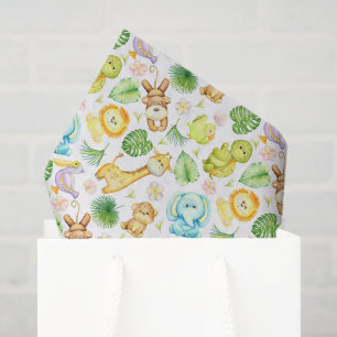 Seda Papel de Decoupage de Animais da Savana, Chás de B